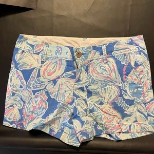 Lily Pulitzer shell and starfish shorts